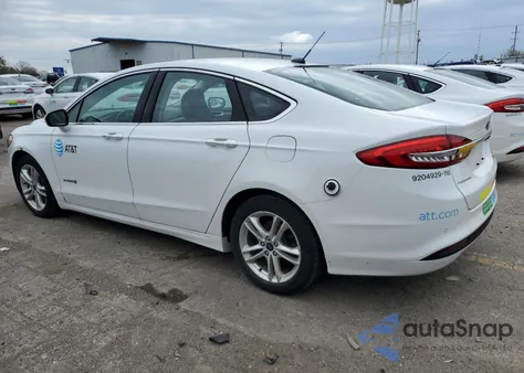 2018 Ford Fusion Se Hybrid z USA, uszkodzony, nr VIN 3FA6P0LU7JR118736